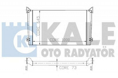 KALE OTO RADYATOR 236900 -  Интеркулер